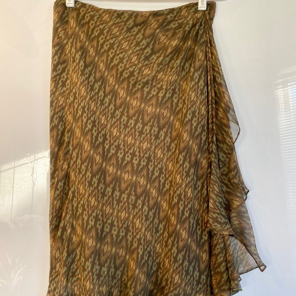 Silk Chiffon Vintage Flow Skirt.